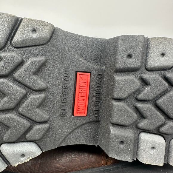 Wolverine Steel Toe Brown Leather Slip Resistant Mens Work Boot Size 11 Wide NWT - Picture 16 of 16